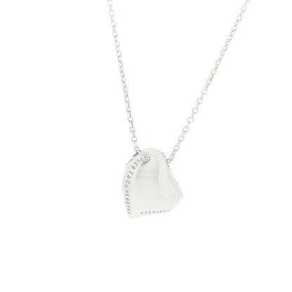 Tiffany Sterling Silver 9mm Elsa Perretti Full Heart Pendant Necklace 4 of 5