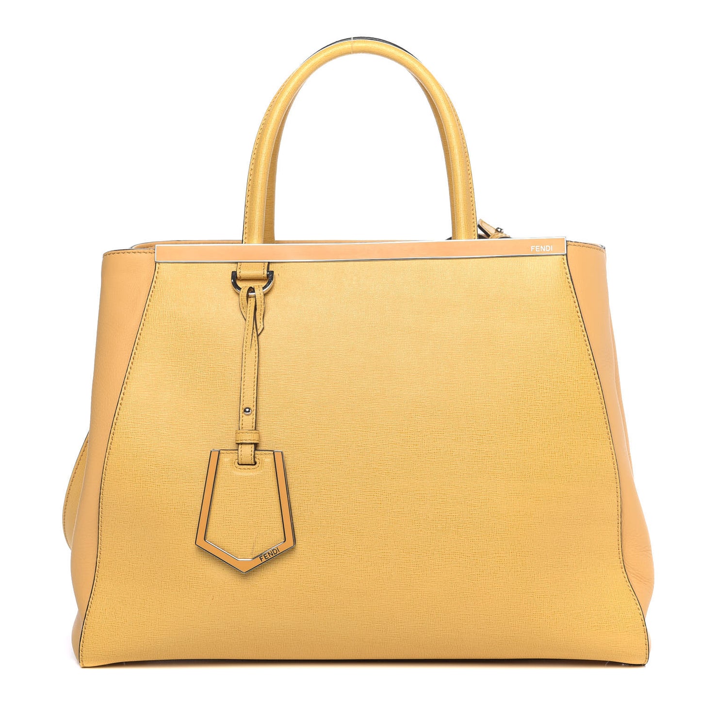 Vitello Elite Flamingo Regular 2Jours Tote Giallo Alchemy