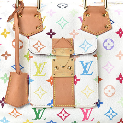 Louis Vuitton Monogram Multicolor Speedy 30 White 7 of 19