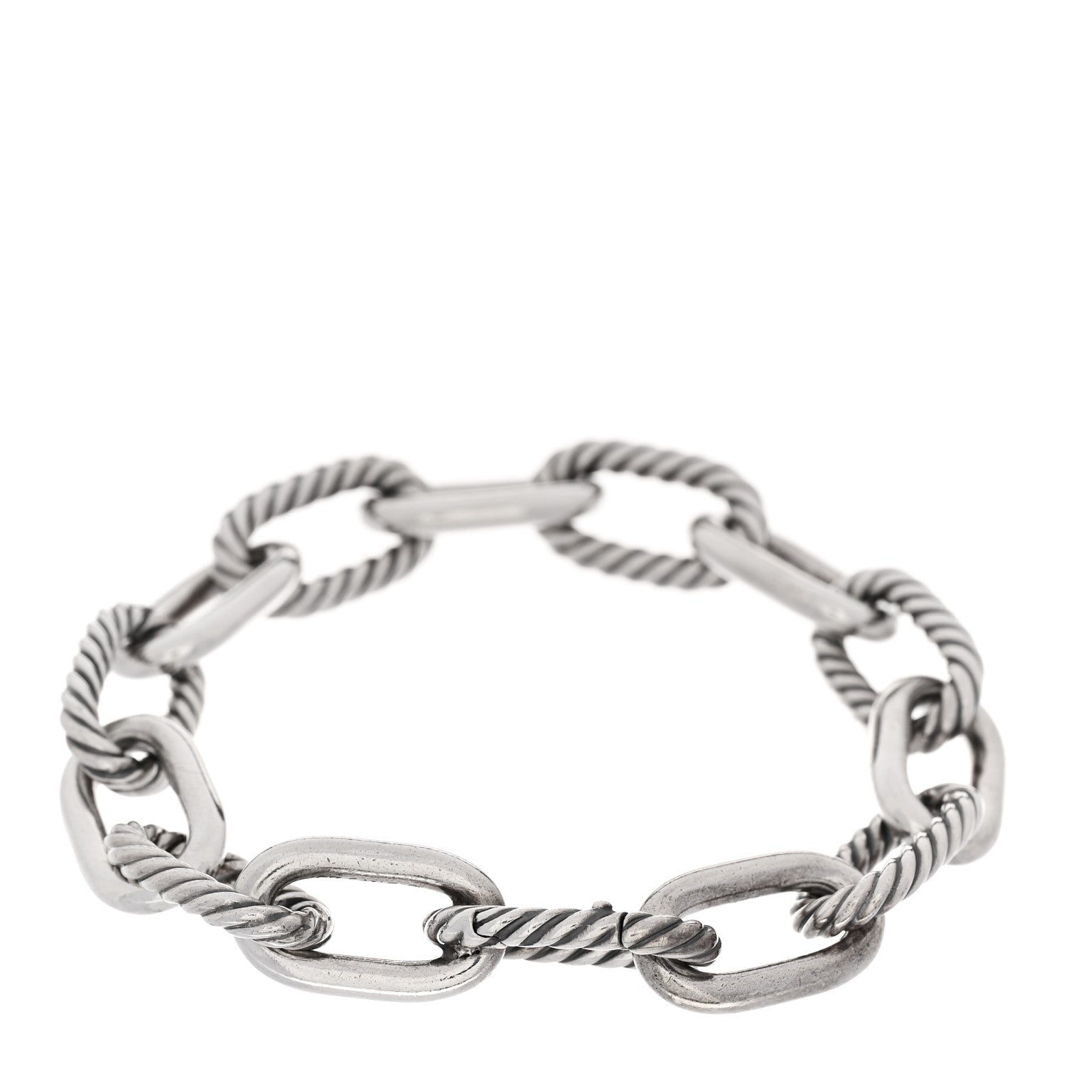 David Yurman Sterling Silver 11mm Madison Chain Bracelet 2 of 3