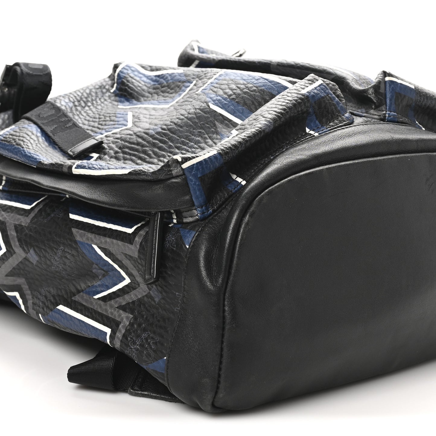 Visetos Chevron Stripe Buckle Backpack Black