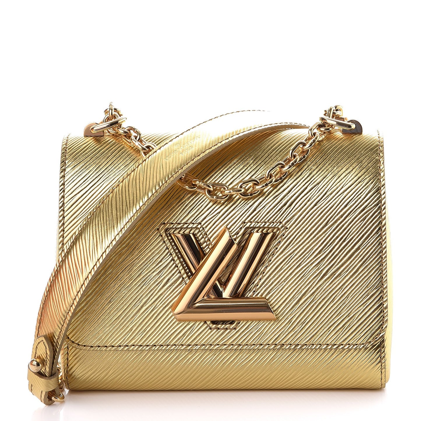 Epi Twist Shoulder Bag PM Gold