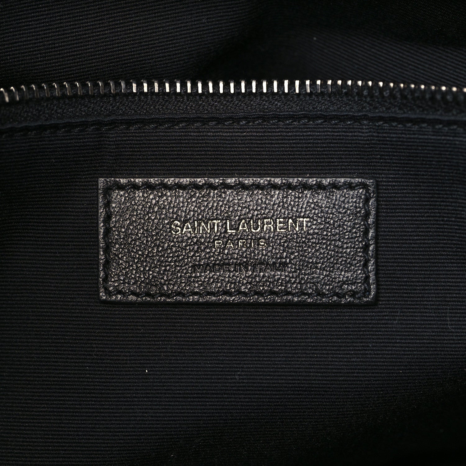 Saint Laurent Crinkled Calfskin Matelasse Monogram Large Niki Chain Satchel Deep Marine 6 of 9