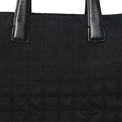 Chanel Nylon Large Travel Tote Black 8 of 10