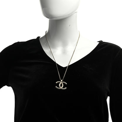 Chanel Crystal CC Chain Necklace Gold 2 of 5