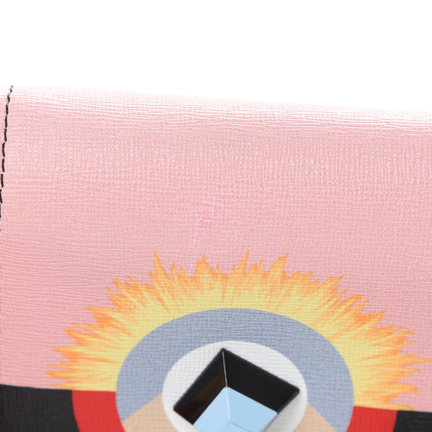 Vitello Elite Century Hypnoteyes Studded Tube Wallet On Chain Bubblegum Multicolor
