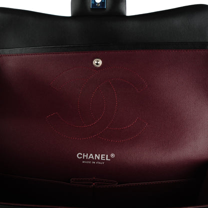 Chanel Lambskin Quilted Jumbo Double Flap Black 5 of 9