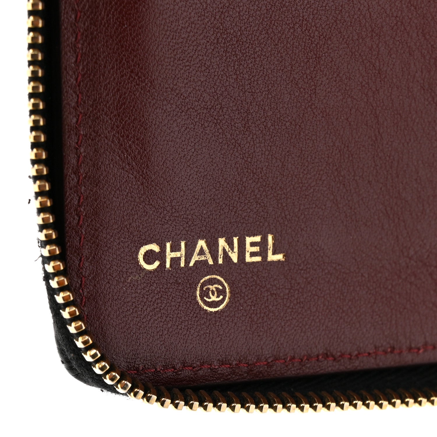 Chanel Caviar Quilted Large Zip Around Organizer Wallet Black 7 of 11