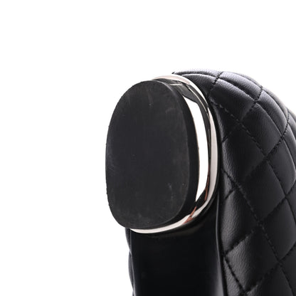 Chanel Lambskin Quilted CC Cap Toe Ballerina Flats 36.5 Black 14 of 18