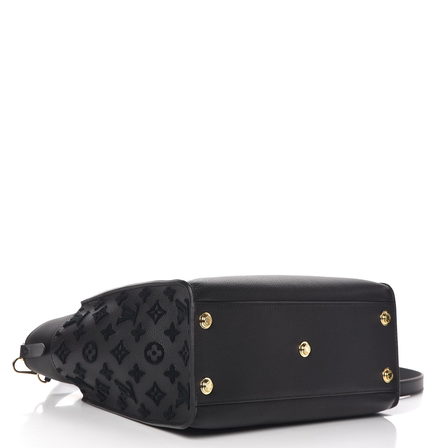 Louis Vuitton Calfskin Monogram Tufting On My Side Black 4 of 10