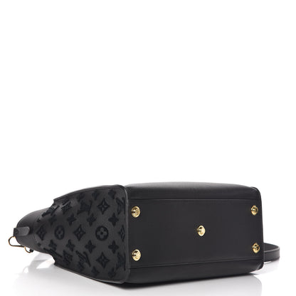 Louis Vuitton Calfskin Monogram Tufting On My Side Black 4 of 10