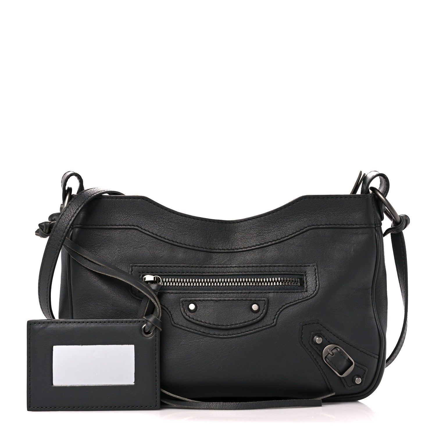 Balenciaga Veau Soyeux Classic Hardware Hip Gris Fossile 3 of 11
