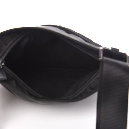 Prada Nylon Vela Flat Messenger Bag Black 5 of 9