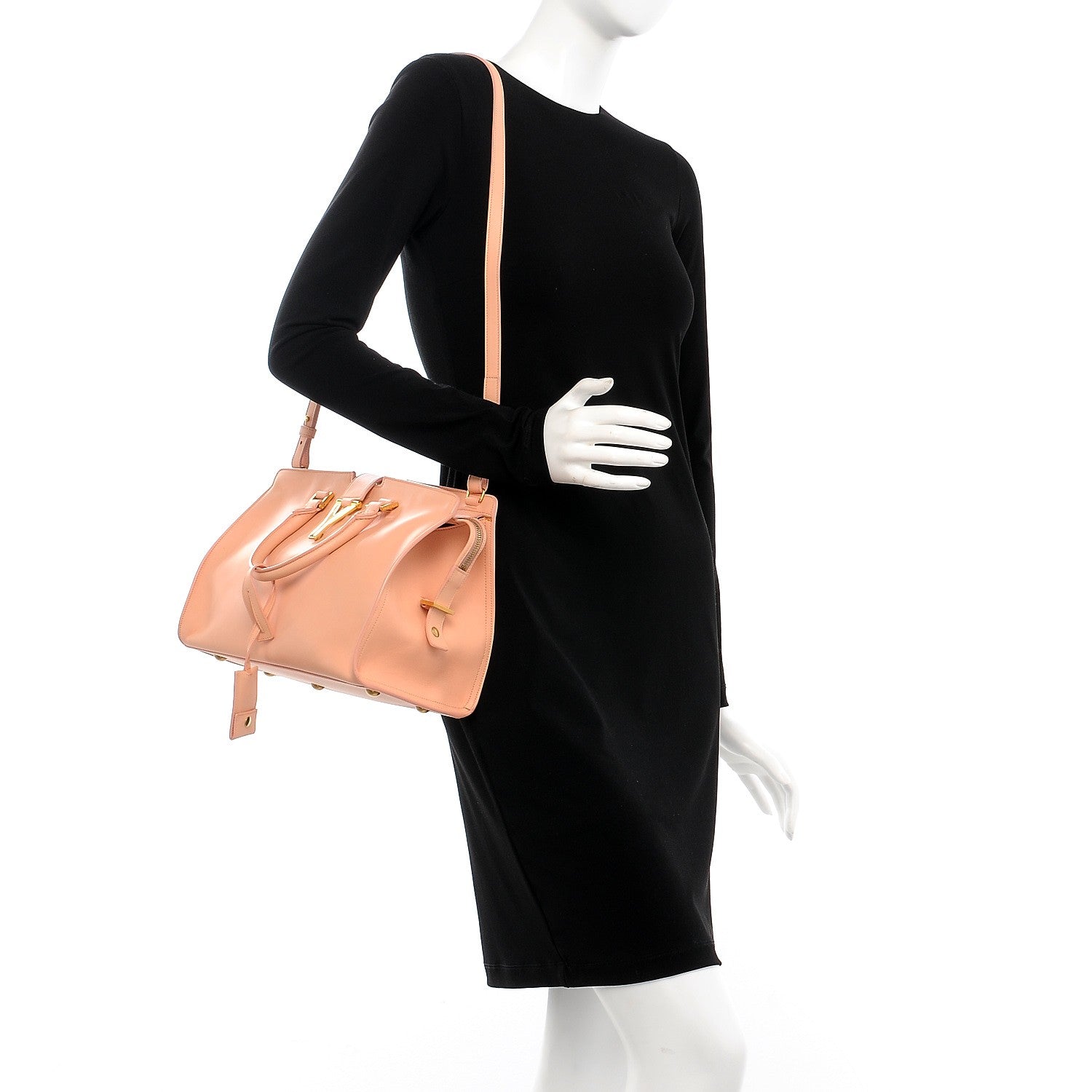 Saint Laurent Calfskin Small Classic Y Cabas Blush 2 of 8