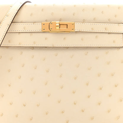 Hermes Ostrich Kelly Danse II Belt Bag Nata 8 of 13