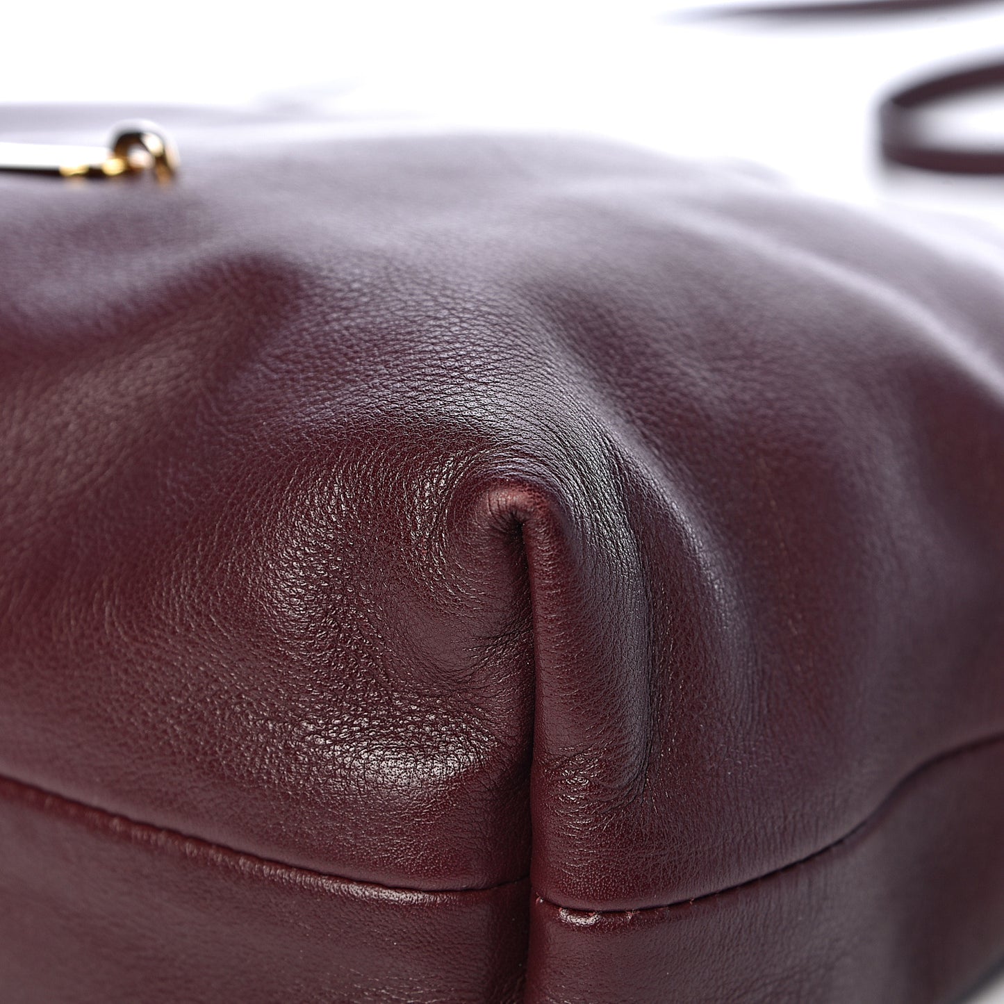 Calfskin House Check Little Crush Deep Claret