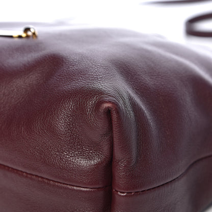 Burberry Calfskin House Check Little Crush Deep Claret 11 of 15