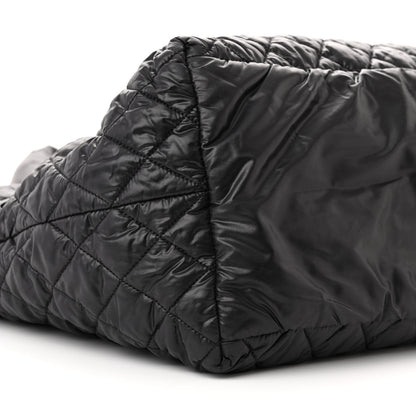 Chanel Nylon Quilted Large Coco Cocoon Tote Black 9 of 11