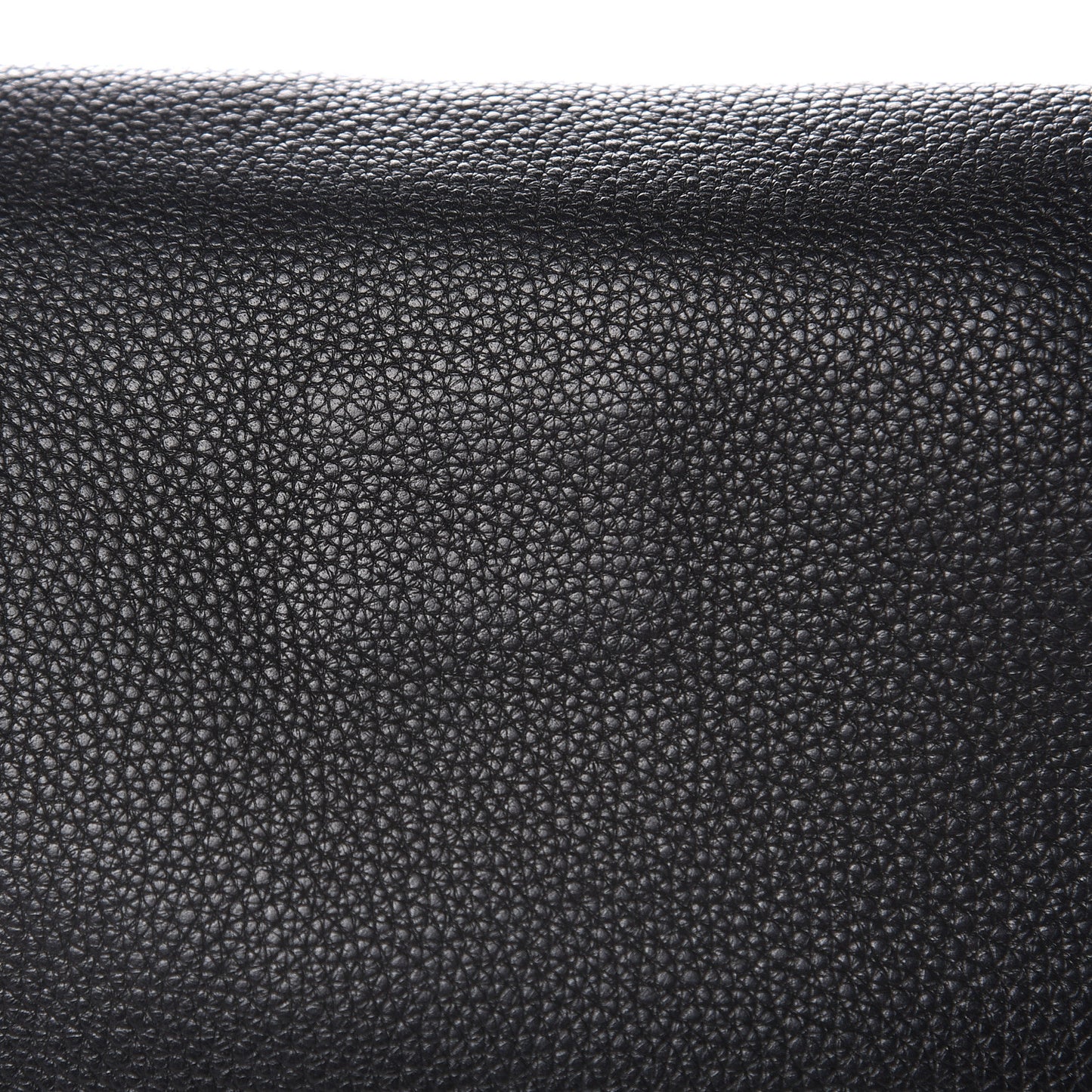 Grained Calfskin Small Logo Belt Bag Black