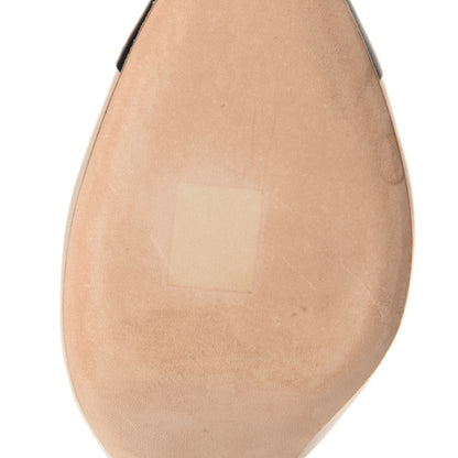 Chanel Lambskin Cap Toe d'Orsay Pumps 39 Beige Black 8 of 11