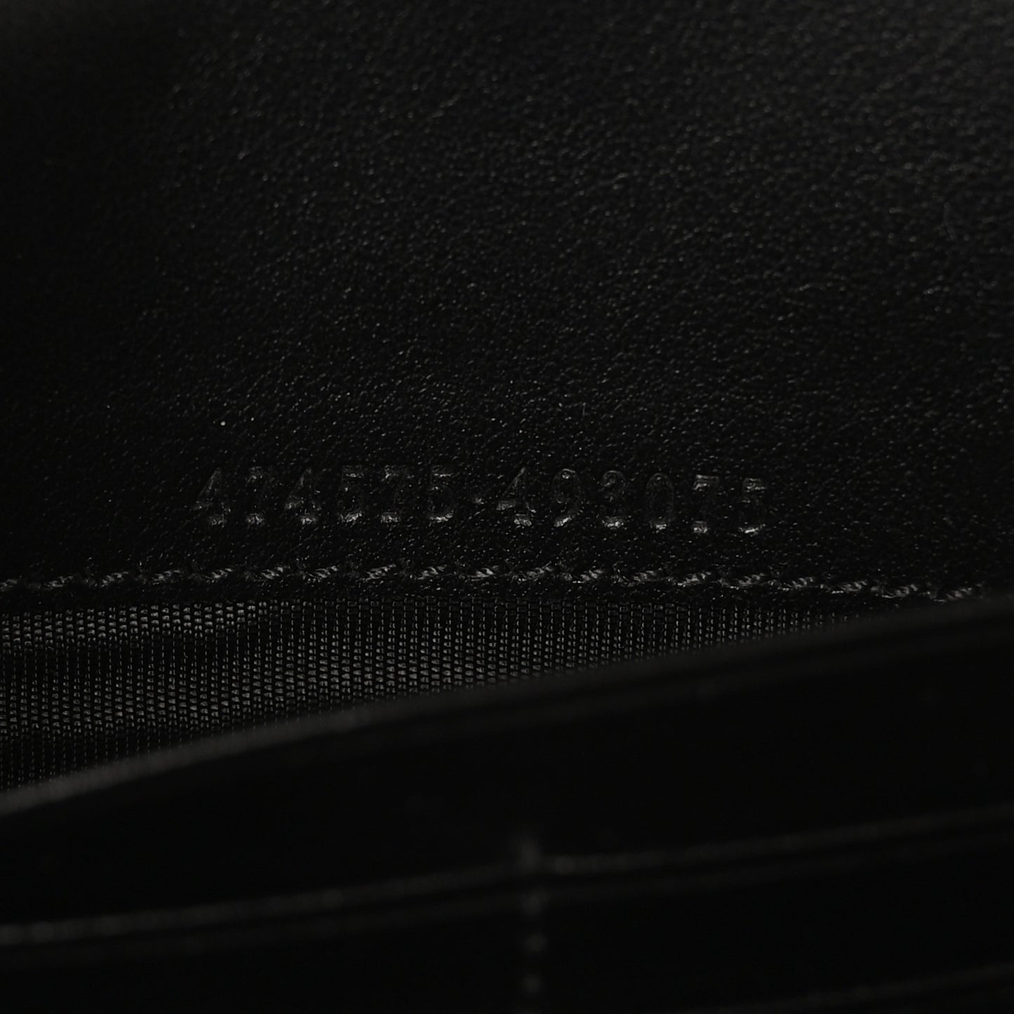 Calfskin Matelasse GG Marmont Chain Wallet Black