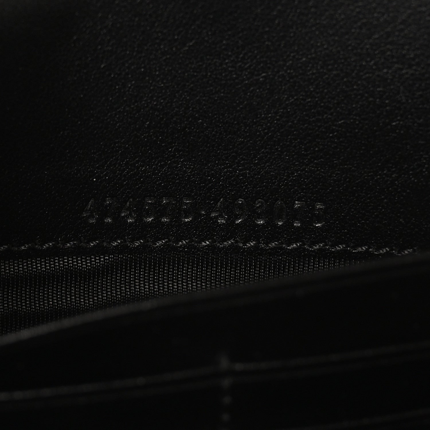 Gucci Calfskin Matelasse GG Marmont Chain Wallet Black 7 of 10