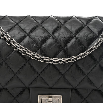 Chanel Aged Calfskin Quilted 2.55 Reissue 225 Flap Black 8 of 10