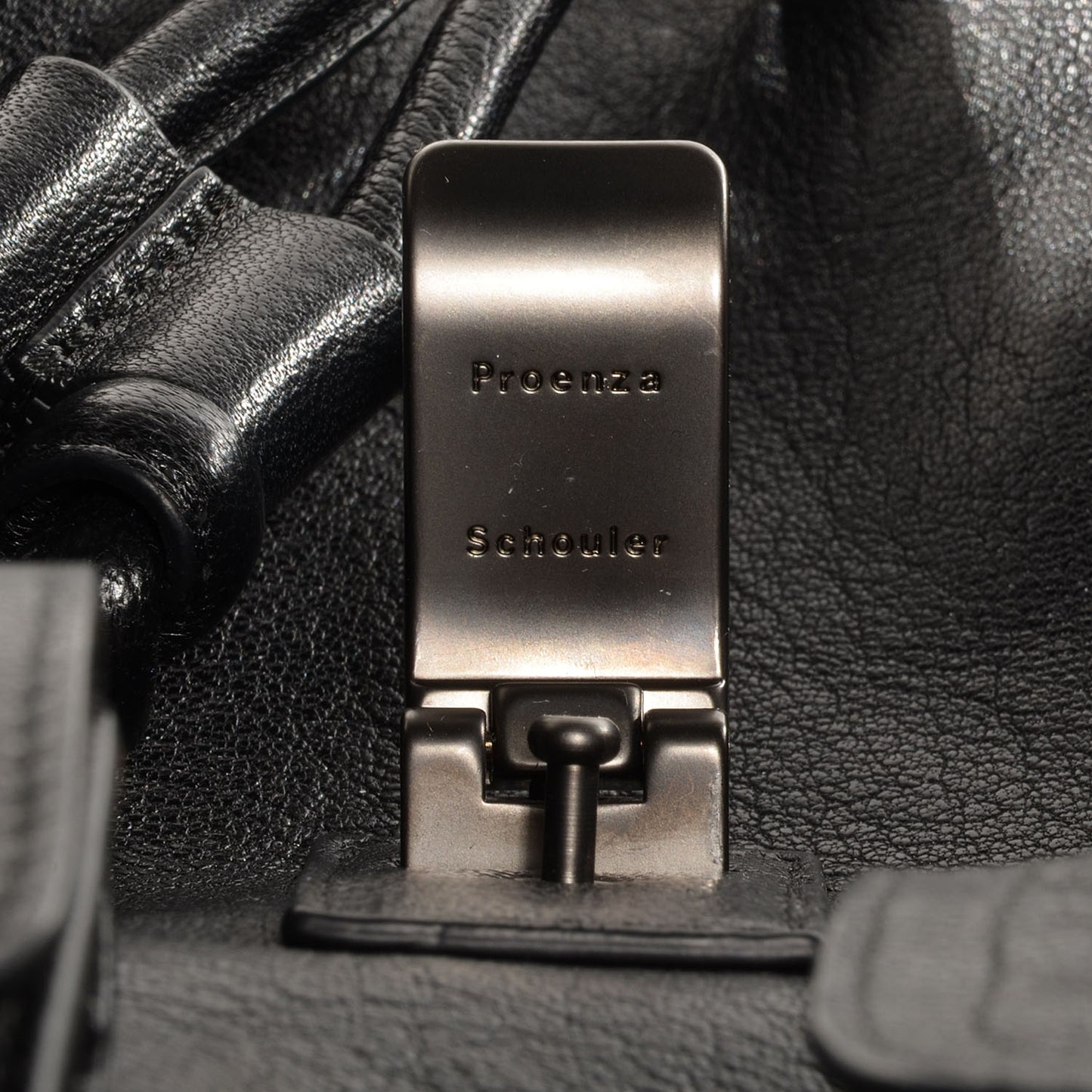 Leather PS1 Backpack Black