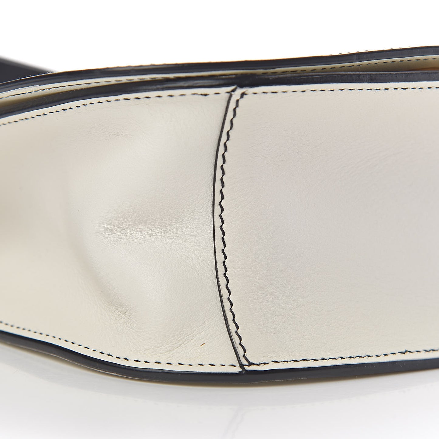 City Calf Pionniere Saddle Bag Black White