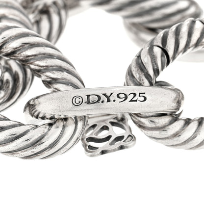 David Yurman Sterling Silver 17mm Extra Large Oval Link Bracelet 3 of 3