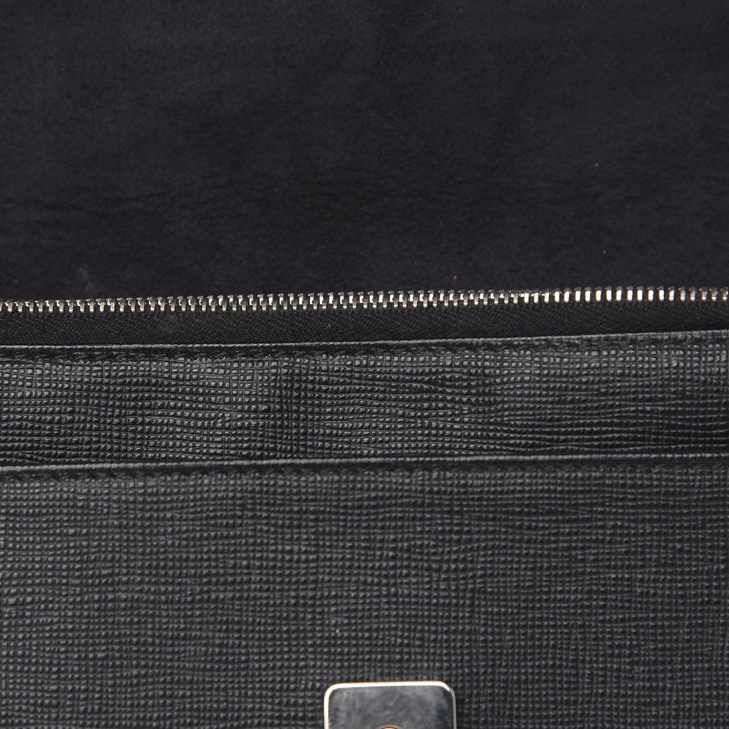 Fendi Vitello Elite Mink Fur Studded Karlito Tube Wallet on Chain Black 7 of 9