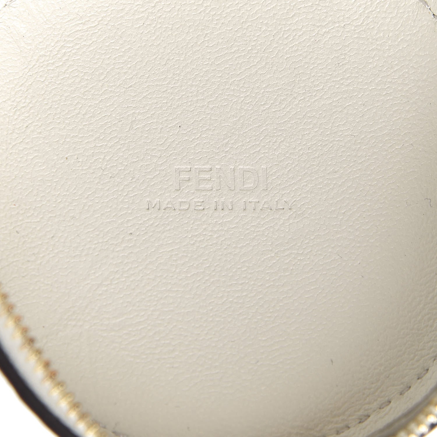 Fendi X FILA Calfskin Mania Backpack Help Bag Charm White Blueberry Multicolor 8 of 10