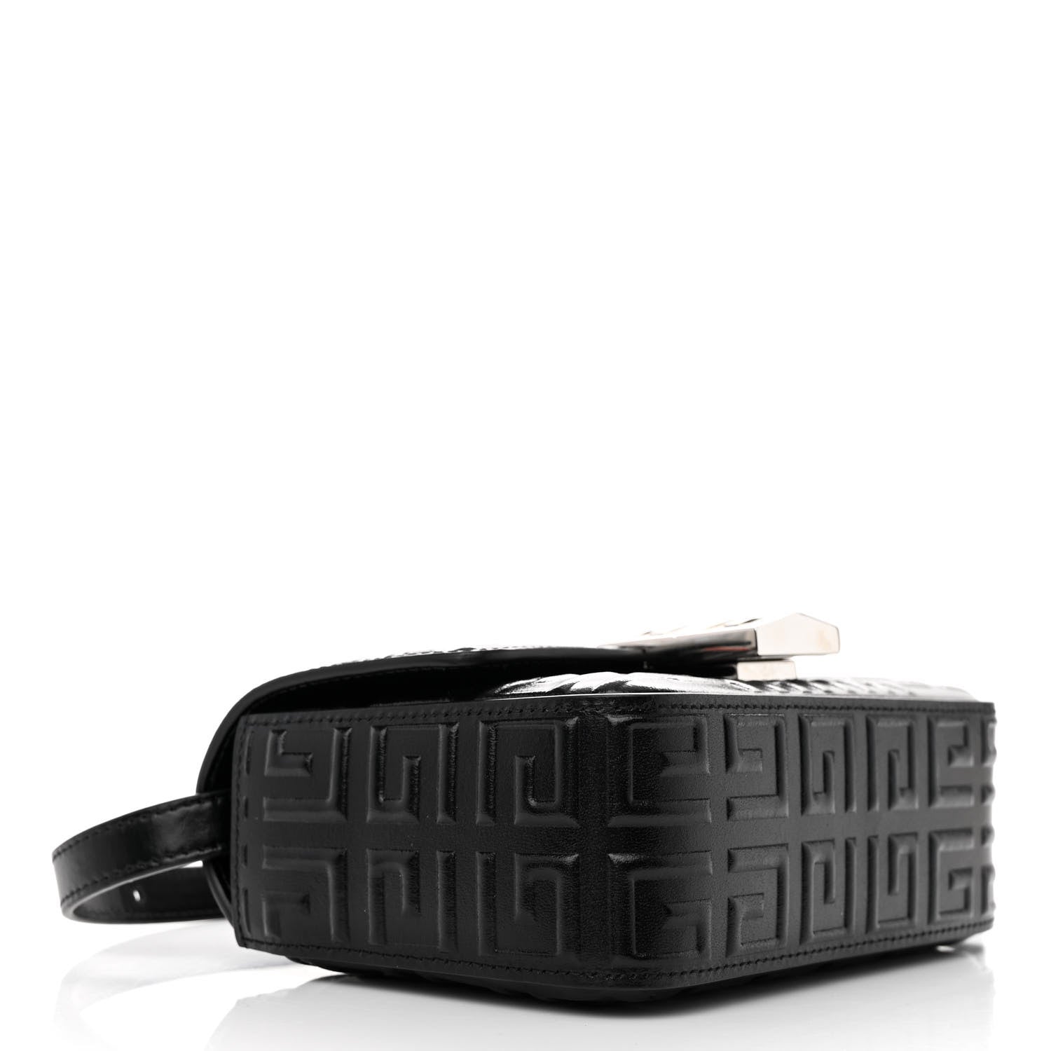 Givenchy Calfskin 4G Embossed Small Crossbody Black 4 of 9