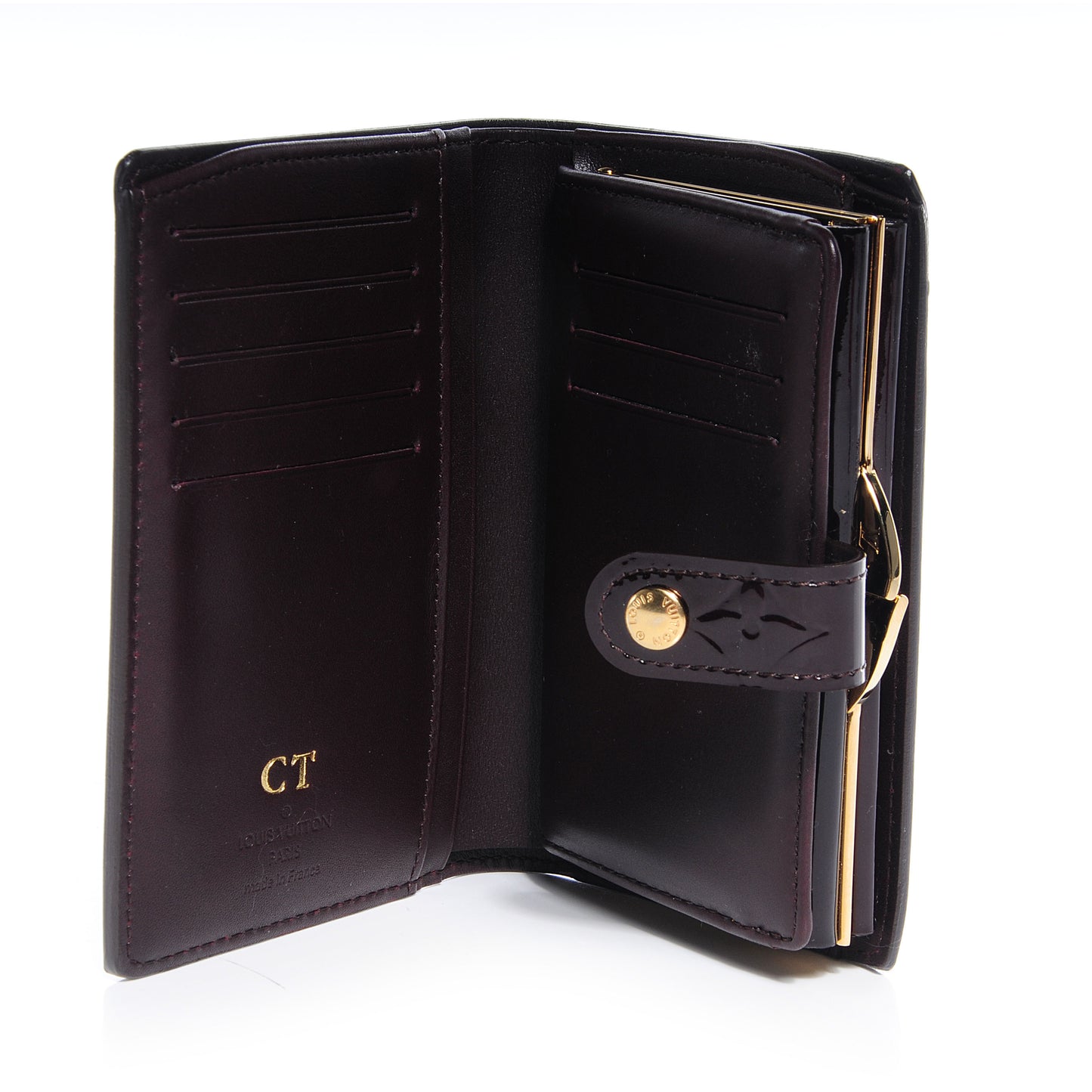 Vernis French Purse Wallet Amarante