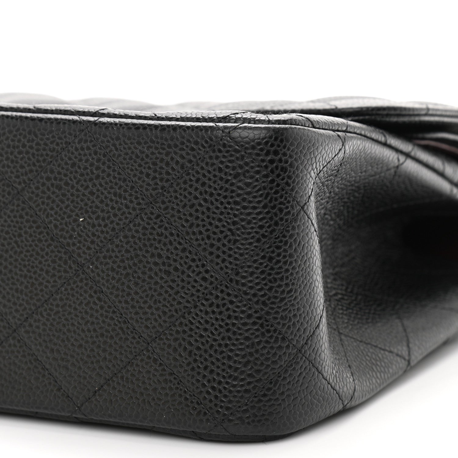 Chanel Caviar Quilted Jumbo Double Flap Black 10 of 12