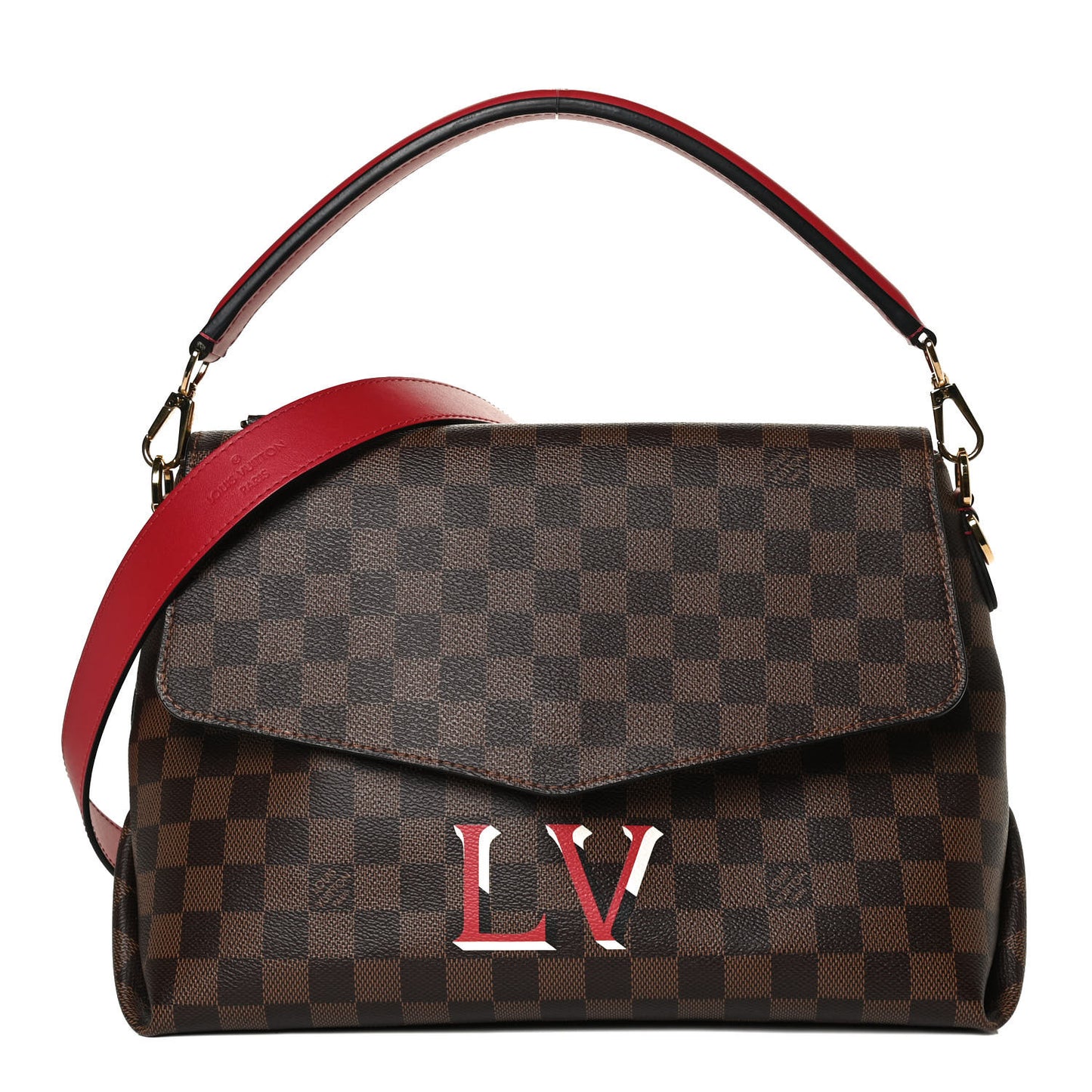 Damier Ebene Beaubourg MM Scarlet