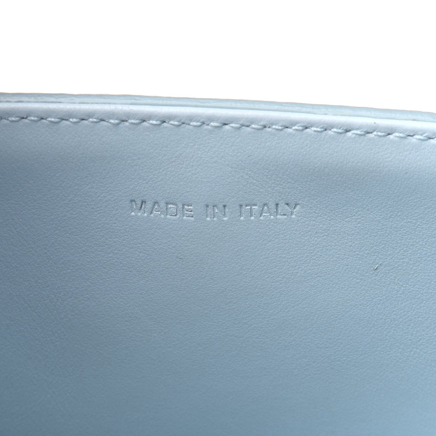 Christian Dior Grained Calfskin Medium Diorever Flap Light Blue 15 of 16