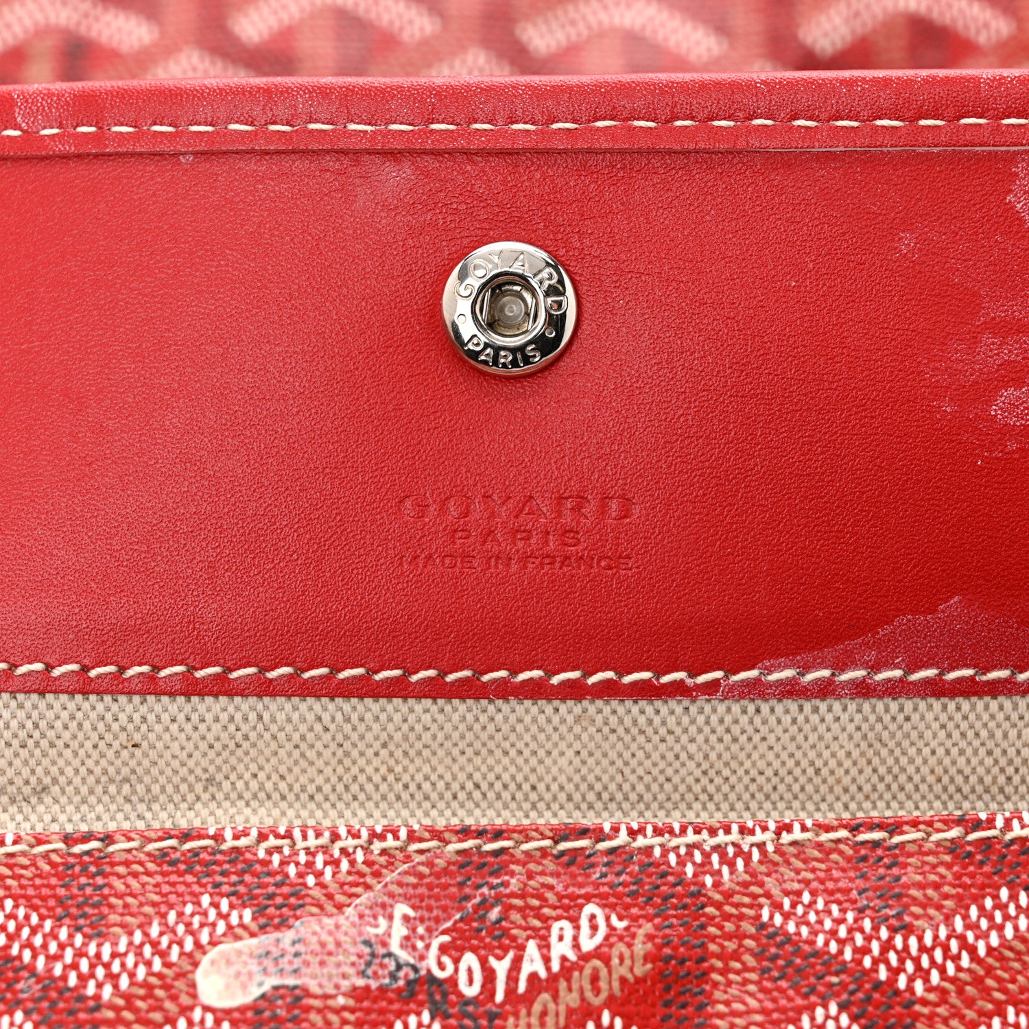Goyard Goyardine Saint Louis PM Red 6 of 19