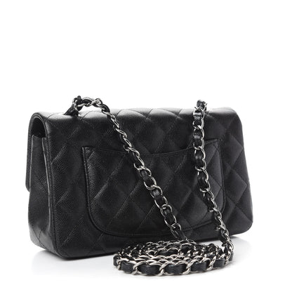 Chanel Iridescent Caviar Quilted Mini Rectangular Flap Black 3 of 11