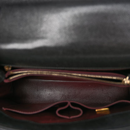 Chanel Caviar Quilted Small Coco Handle Flap Black 5 of 9