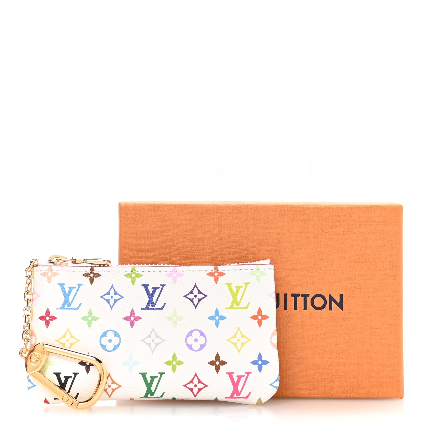 Louis Vuitton LV X TM Monogram Multicolor Key Pouch White 8 of 8