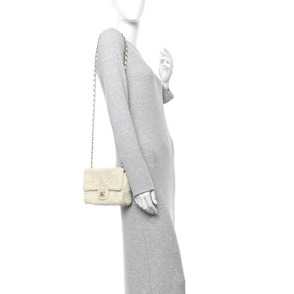 Chanel Sequin Small Single Flap White 2 of 10