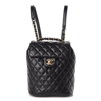 Chanel Lambskin Quilted Mini Urban Spirit Backpack Black 1 of 10