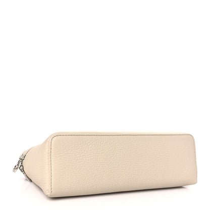 Loro Piana Grained Calfskin L19 Extra Pocket Pouch Whisper White 4 of 9