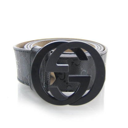 Gucci Imprime Monogram GG Belt 105 42 Black 1 of 5