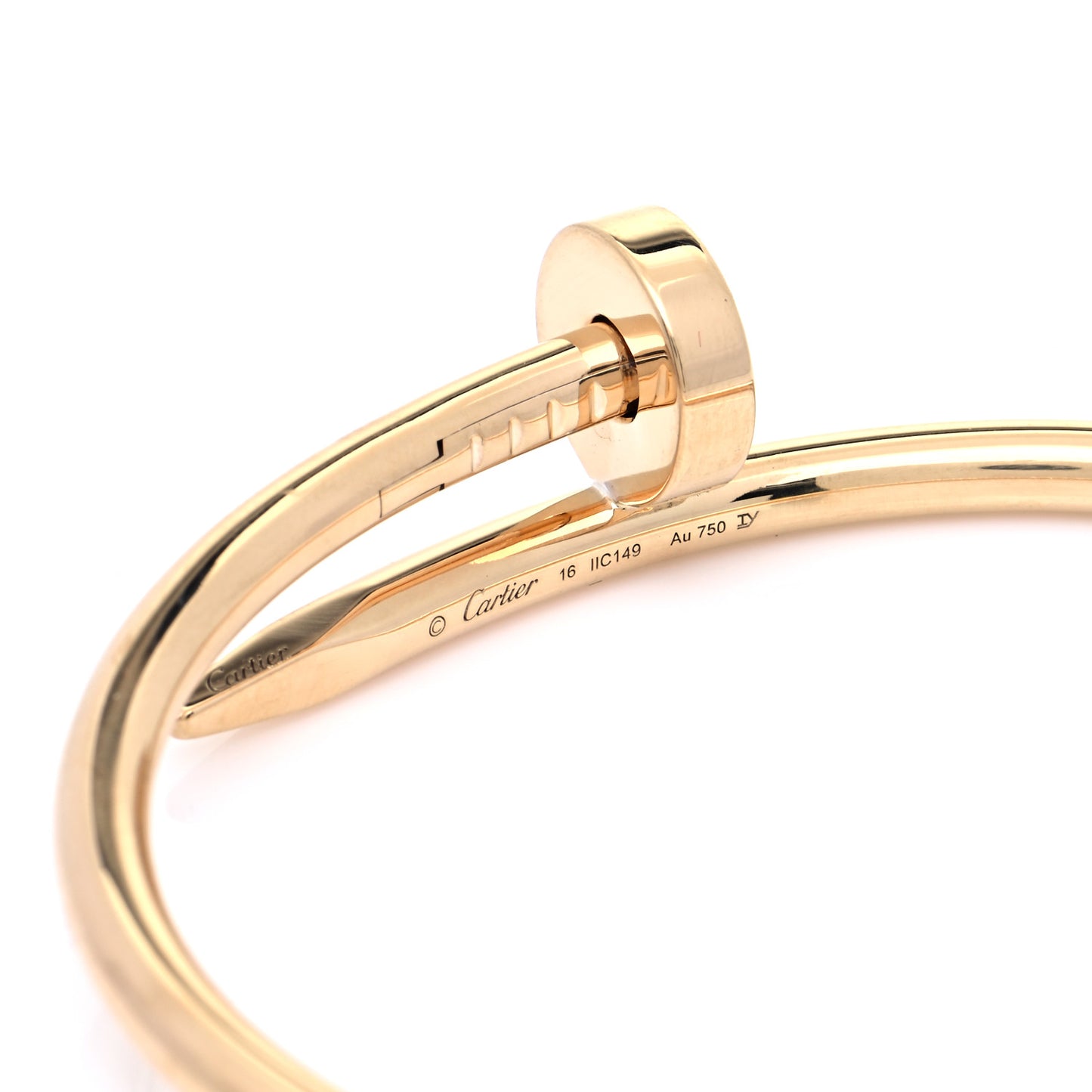 18K Yellow Gold Juste Un Clou Bracelet 16