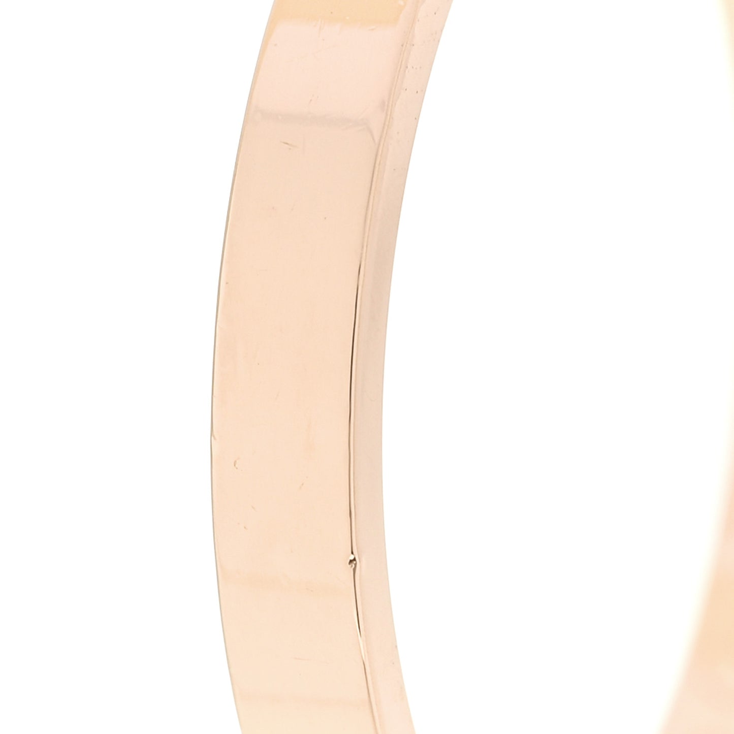 18K Pink Gold 3mm C De Cartier Wedding Band Ring 72 14