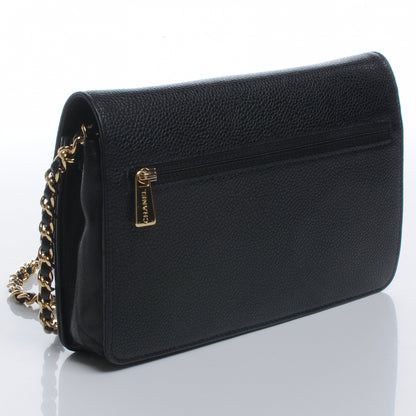 Chanel Caviar Wallet on Chain WOC Black 3 of 9