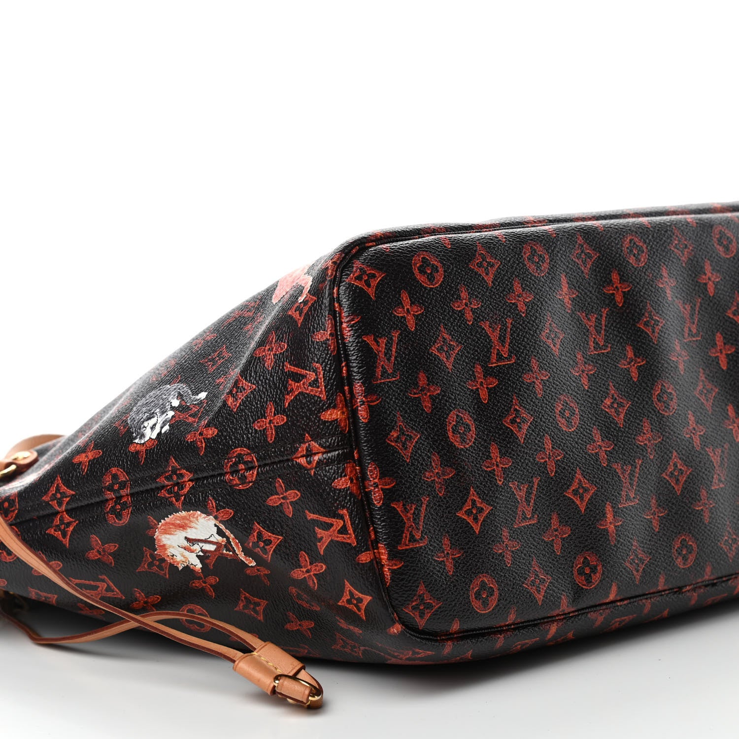 Louis Vuitton Catogram Neverfull MM Marron 10 of 11