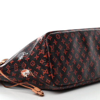 Louis Vuitton Catogram Neverfull MM Marron 10 of 11